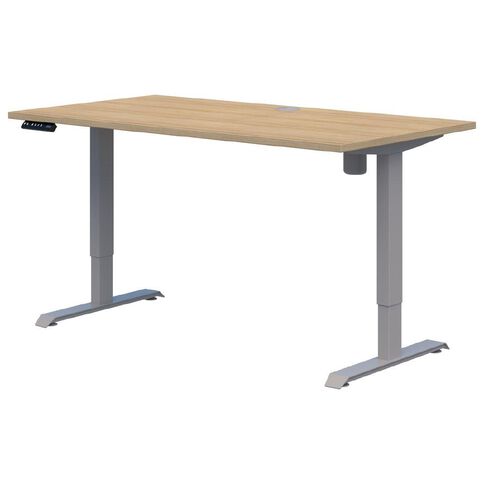 Rapid Electric Desk 1200 x 700 Silver