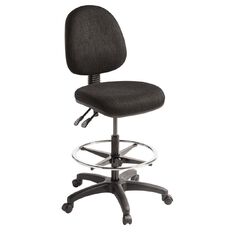 Tag 2 Lever Midback Tech Chair with Footring Ebony