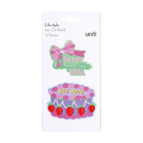 Uniti Life Style Iron On Patch