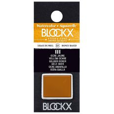 BLOCKX Watercolour Half Pan S1 111 Ochre Yellow Yellow
