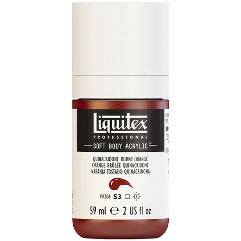 Liquitex Soft Body Acrylic 59ml Quin Burnt Orange S3