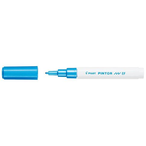 Pilot Pintor Marker Bullet Metallic Extra Fine 2.3mm Tip Blue