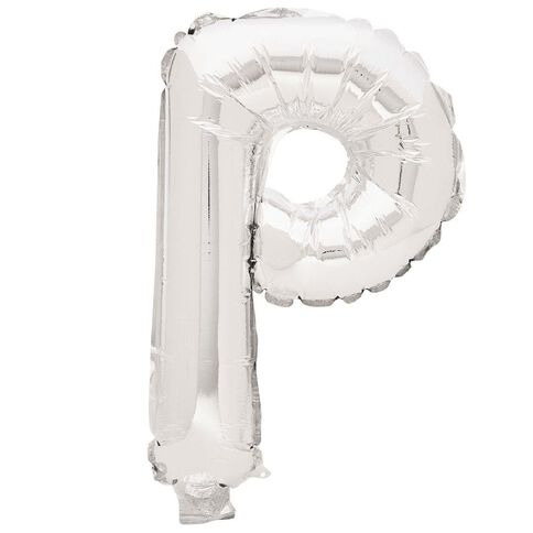 Artwrap Foil Balloon P Silver 35cm