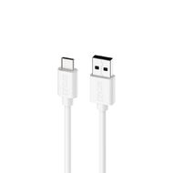 Moki USB-A to USB-C SynCharge Cable 1m - Classic White