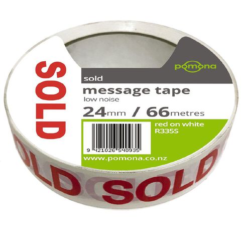 Pomona Sold Tape 25mm x 66m