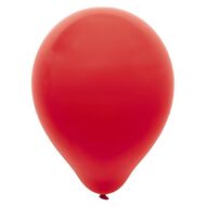 Party Inc Balloons Solid Colour Red 25cm 25 Pack