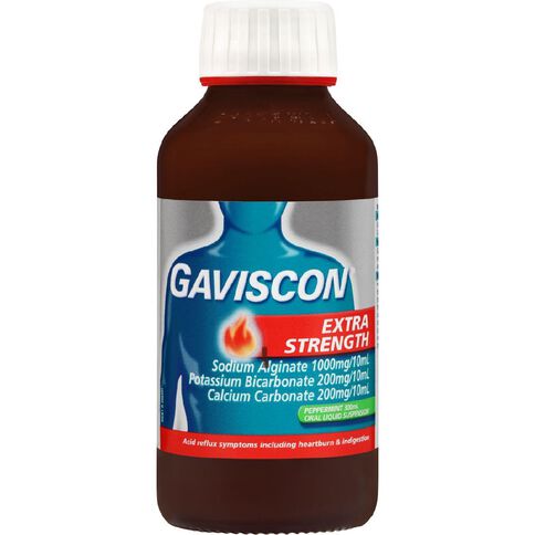 Gaviscon Liquid Antacid Extra Strength Peppermint 300ml