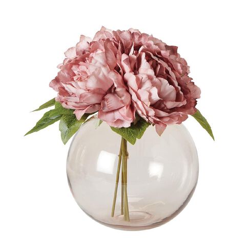 Living & Co Artificial Peony Bunch - 29cm 29cm