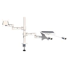 Accent Quick Ship Laptop Monitor Arm White