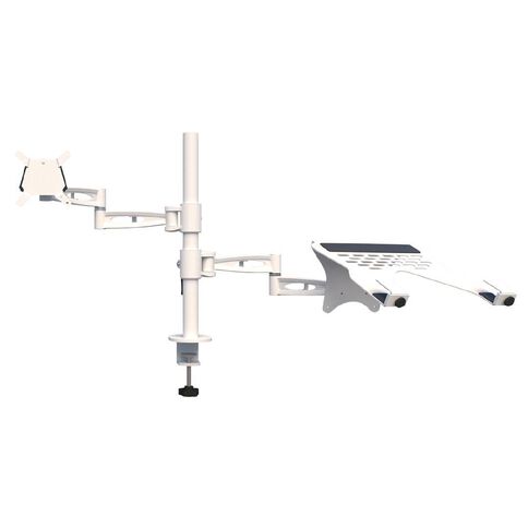 Accent Quick Ship Laptop Monitor Arm White