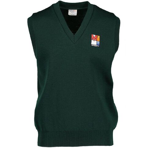 Schooltex Menzies College Wool Vest with Embroidery