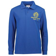 Schooltex Hukerenui School Long Sleeve Polo with Embroidery