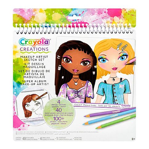 Crayola Creations Make-up Sketch Set
