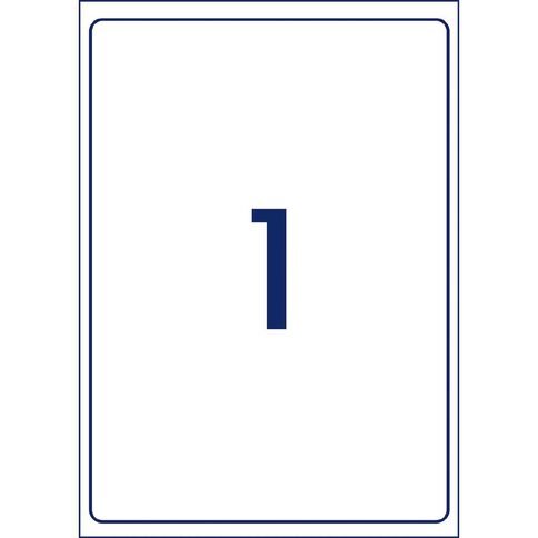 Avery Internet Shipping Labels 1 Per Sheet White 10 Pack