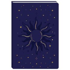 Faux Leather Journal: Celestial Sun