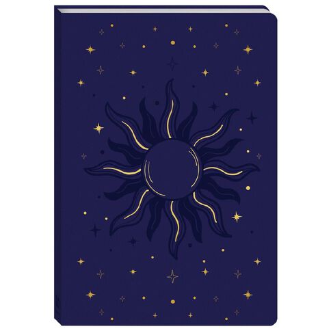 Faux Leather Journal: Celestial Sun