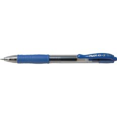 Pilot G2 Retractable 0.7mm Fine Gel Pen Blue Blue Mid