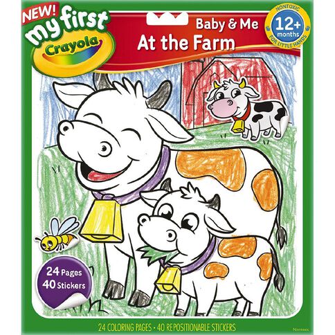 Crayola My First Baby & Me Color & Activity Pad 24 Pages