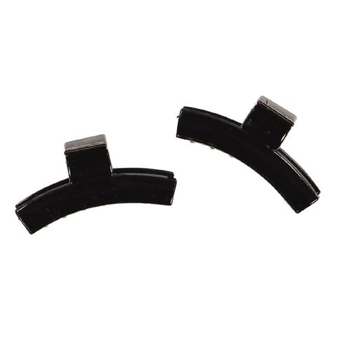 Colour Co. Hair Butterfly Clips Black 2 Pack