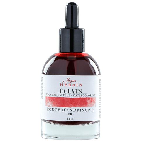 Jacques Herbin Eclats Watercolour Ink 240 Turkey Red 50ml