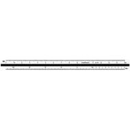 Standardgraph 9410 Tri Scale Ruler Architect Clear
