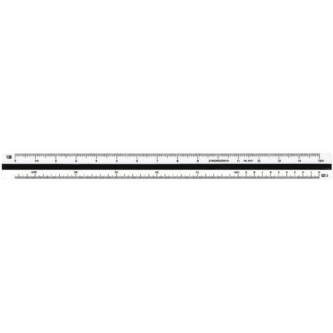 Standardgraph 9410 Tri Scale Ruler Architect Clear