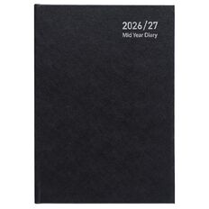 WS Mid Year Diary Black Date To Page A5 26-27