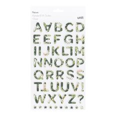 Uniti Nature Alpha Stickers