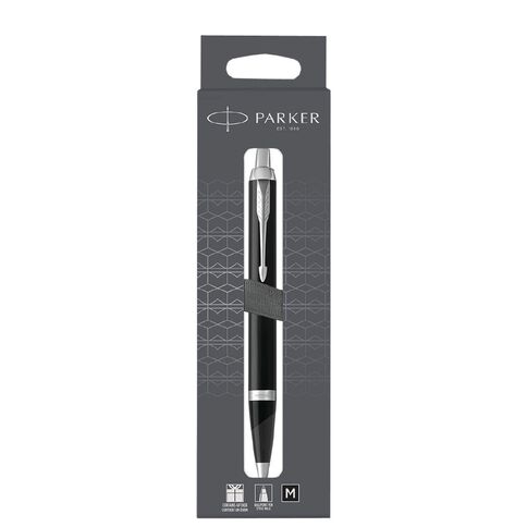 Parker IM Matte Black with Chrome Trim Ballpoint Pen Black