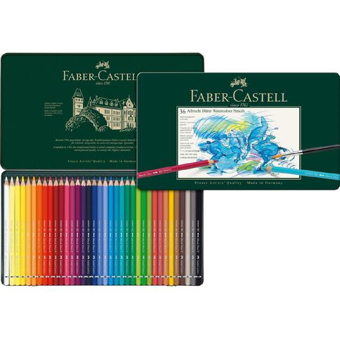 Faber-Castell Albrecht Durer Watercolour Pencils Tin of 36