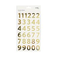 Uniti Numbers Foil Gold 1 Sheet