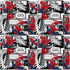 Spider-Man Book Covering 45cm x 1m Blue Mid