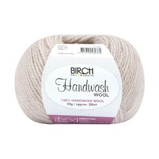 Birch 100% Handwash Wool 50G Grey