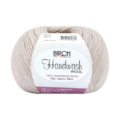 Birch 100% Handwash Wool 50G Grey