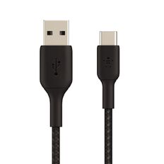 Belkin BoostCharge USB-A to USB-C Braided Cable 2M Black