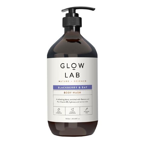Glow Lab Blackberry & Bay Bodywash 900ml Glow Lab Blackberry & Bay Bodywash 900ml