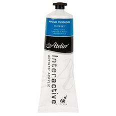 Atelier S2 Acrylic Paint Pthalo Turquoise 80ml