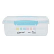 Sistema Klip It Pastels Rectangular Box Assorted Colours 2L