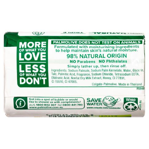 Palmolive Naturals Milk & Honey Replenishing Bar Soap 90gm 4 Pack