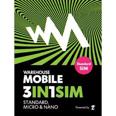 Warehouse Mobile Standard Multi Sim