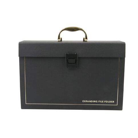 WS Reflection Concentina File Black/Gold