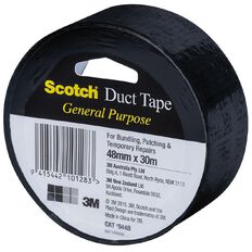 Scotch General Purpose Duct Tape 48mm x 30m Black