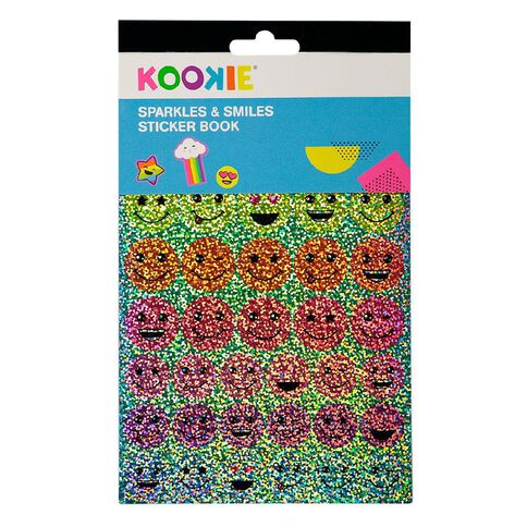 Kookie Sticker Book 5 Page Sparkles & Smiles