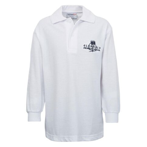 Schooltex Glenfield Long Sleeve Polo with Embroidery