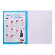 WS Everyday Activity Book Unruled Blue