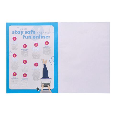 WS Everyday Activity Book Unruled Blue