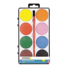 Kookie Watercolour Tablet 8 Pack Multi-Coloured