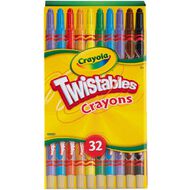 Crayola 32 Pack Twistable Crayon Deskpack