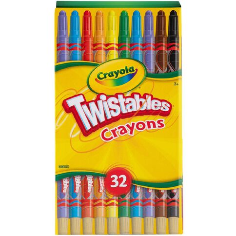 Crayola 32 Pack Twistable Crayon Deskpack
