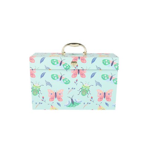 Uniti Little Things Concertina File All Over Print Butterfly Green